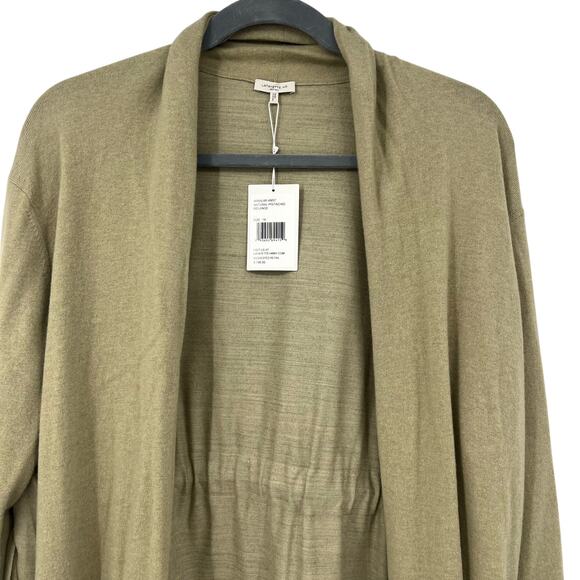 LAFAYETTE 148 NEW YORK Cardigan Pistachio Melange Wool Blend Belted 1X NEW - Picture 5 of 16